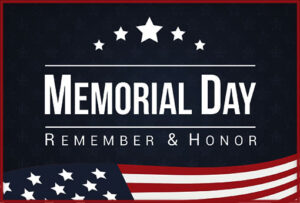 Memorial Day flag